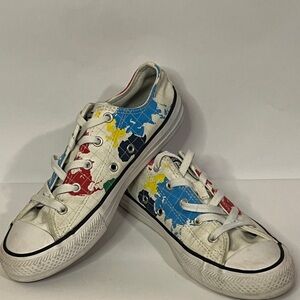GUC Converse all stars size 4 childrens map globe design